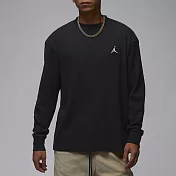 NIKE AS M J ESS WAFFLE KNIT TOP 男長袖上衣-黑-FD7462010 XL 黑色