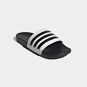 ADIDAS ADILETTE COMFORT 男女休閒拖鞋-黑白-GZ5893 UK5 黑色