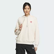 ADIDAS WS HOODY W N 女連帽上衣-米白-IW9414 L 白色