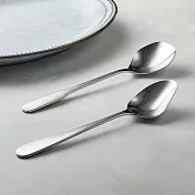 有種創意 - 日本山崎金屬 - 賢人系列 - 不鏽鋼湯匙組(2件式) 右手+雙手