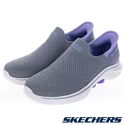 SKECHERS GO WALK 7 女健走鞋-灰紫-125231GYLV US6 灰色
