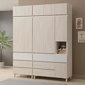Homelike 喜家居6.4x8尺大衣櫃(含被櫃)(2347)