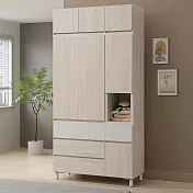 Homelike 喜家居4x8尺四抽衣櫃(含被櫃)(2347)