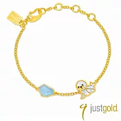 【Just Gold 鎮金店】冰川珍奇-海獅 黃金手鍊
