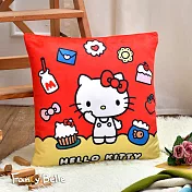 義大利Fancy Belle《Sanrio-HELLO KITTY經典復古》麂皮靠墊 45*45CM