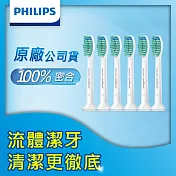 【Philips飛利浦】音波牙刷標準型刷頭_HX6013/63*2組 (3入/組，共6入)