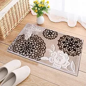 【Fuwaly】超細纖維止滑膠底地墊 蝶-45x70cm