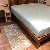 【Fuwaly】夏艷時尚地墊 夏豔棕-50x120cm