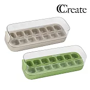 【CC家居】ecoco按壓式製冰盒 儲冰盒 輕鬆出冰  薄荷綠
