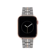 【NINE WEST】Apple watch 時尚拼接蘋果錶帶 38/40/41mm 質感灰