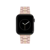 【NINE WEST】Apple watch 時尚拼接蘋果錶帶  42/44/45/49mm 豆沙粉