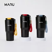 買一送一【Maru 丸山製研】買一送一【Maru 丸山製研】VENTI GO陶瓷保溫咖啡杯600ml 無 黑之紅+黑之黃