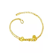 甜蜜約定2SWEET 酷小子史努比Snoopy黃金手鍊