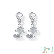甜蜜約定2SWEET 花漾年華史努比Snoopy純銀耳環