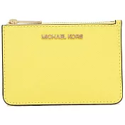 MICHAEL KORS 防刮皮革零錢包-桔黃