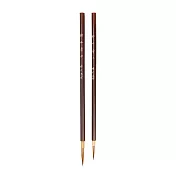 [時代中西畫材]時代毛筆 狼毫 柏葉壽小/柏葉壽中 二件套組 國畫水墨工筆書法專用