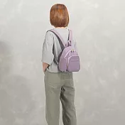 J II 後背包-米娜多層防潑水後背包(迷你款)-6602- 夢幻紫