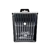 日本 COPIC 酷筆客 黑色代針筆套組 9支入