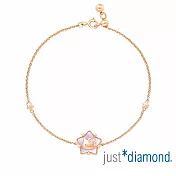 【Just Diamond】Hello Kitty讓愛轉動 鑽石手鍊