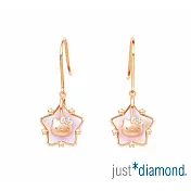 【Just Diamond】Hello Kitty讓愛轉動 鑽石耳環