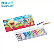 雄獅 OP-20A 粉蠟筆20色