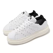 adidas 休閒鞋 Stan Smith PF W 女鞋 白 黑 皮革 厚底 史密斯 愛迪達 IE0450