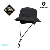 BLACKYAK GORETEX防水漁夫帽 L 黑色-60cm