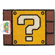 【任天堂】超級瑪利歐(問號磚塊) 刮泥地墊/門墊