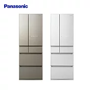 Panasonic 國際牌  ECONAVI 日製六門501L 變頻電冰箱 NR-F509XT - 含基本安裝+舊機回收 晶鑽白