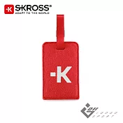 瑞士Skross 行李箱吊牌 紅色