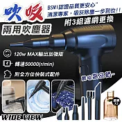 【WIDE VIEW】多功能吹吸兩用吹塵器-附濾網x3組(吹氣機 打氣機 抽氣機 BSMI檢驗合格/UL-MVC05P)