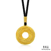 【點睛品】鏤空線圈 黃金項鍊_計價黃金