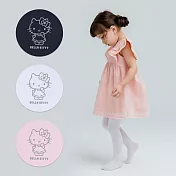 【ONEDER旺達棉品】三麗鷗 Hello Kitty兒童韻律褲襪 天鵝絨芭蕾舞襪 舞蹈襪 兒童褲襪 台灣製童襪- S 白 KT-6005N