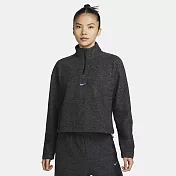 NIKE AS W NK TF COZY HZ TOP 女長袖上衣-黑-FV4014032 XL 黑色