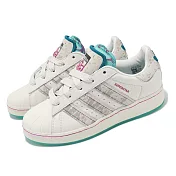 adidas X Fefei Ruan 休閒鞋 Superstar XLG 男鞋 女鞋 白綠 龍年 CNY 愛迪達 ID1140
