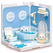 Pokemon 精靈寶可夢 Pokepeace House 寶可夢娃娃屋 浴室 (波加曼+木木梟)