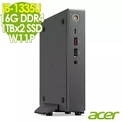 Acer 宏碁 Revo Box RB610 商用迷你電腦 (i5-1335U/16G/1TB SSD+1TB SSD/W11P)