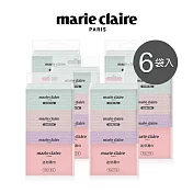 【ONEDER 旺達棉品】Marie Claire 美麗佳人EDI超純水濕巾6入組 迷你濕巾(8包x6袋) 加蓋濕巾(100抽x6包)- 迷你濕巾(6袋) MC-DR08*6