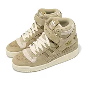 adidas 休閒鞋 Forum 84 HI W 女鞋 卡其 米白 皮革 高筒 魔鬼氈 經典 愛迪達 GZ8592