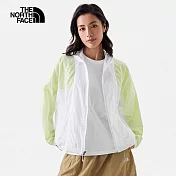 The North Face W 78 UPF WIND JACKET 女 防風防曬可打包連帽外套-白-NF0A5JXIIUE L 白色