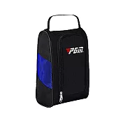 【LOTUS】PGM 高爾夫鞋袋 XB001 黑藍