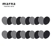 【日本Marna】日本製去茶垢菜瓜布(20枚10組)灰色(原廠總代理)