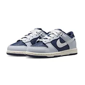 Nike Dunk Low 反轉藍白 GS FB9109-002 22.5 反轉藍白