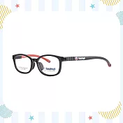 【大學眼鏡_哆啦A夢_方框】抗壓Q彈兒童框 2118704 酷黑紅