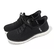 Skechers 休閒鞋 Virtue-Divinity Slip-Ins 女鞋 黑 白 透氣 輕量 懶人鞋 健走鞋 104421BKW