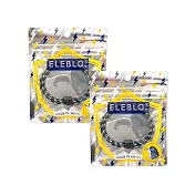 (2袋任選超值組)日本ELEBLO-頂級強效編織紋防靜電手環1入/袋(急速除靜電手環腕帶,髮圈飾品造型配件) EB14-1黑色*2袋