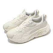 Puma 休閒鞋 Spina Nitro Tonal Wns 女鞋 米白 拼接 麂皮 Nitro 緩震 反光 39378201