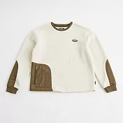 ADISI 中性仿羊羔絨輕防風保暖圓T AL2321053 (XS-2XL)｜磨毛 保暖上衣 長袖上衣 大學T S 米卡