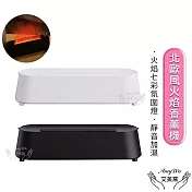 【Amywo艾美窩】北歐風火焰香薰機IM-201 火焰光影香薰機 火焰香薰機 水氧機 加濕器 擴香機 精油  白色