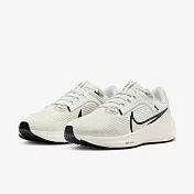 Nike 慢跑鞋 Wmns Air Zoom Pegasus 40 女鞋 米白 黑 小飛馬 運動鞋 DV3854-104 23.5cm WHITE/BLACK